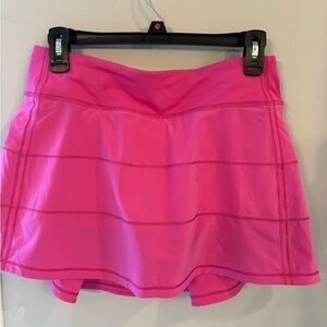 lululemon pace rival mid-rise Pink Athletic Skort